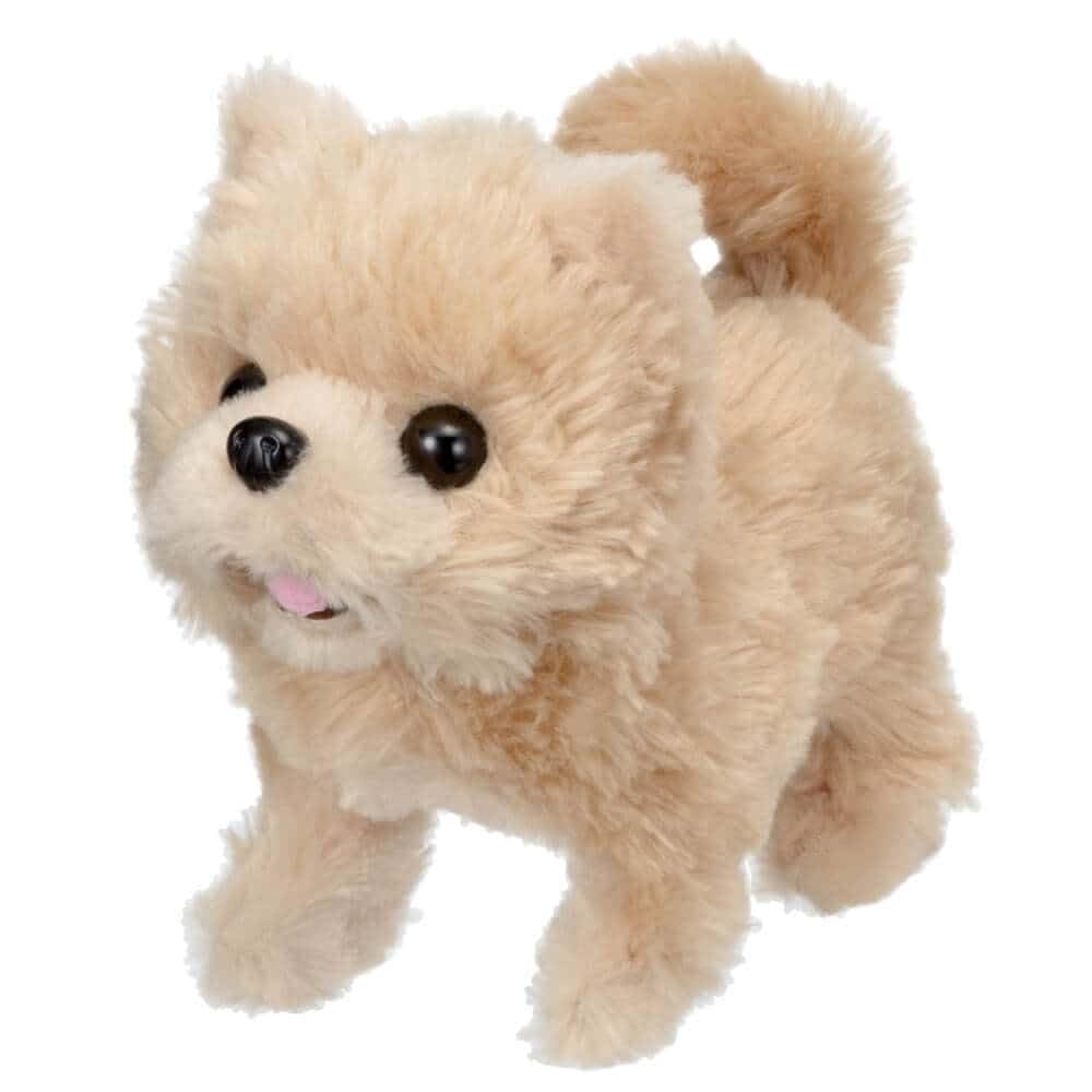 Iwaya Piccoline Pomeranian Plush Toy Battery-Operated 3324-1