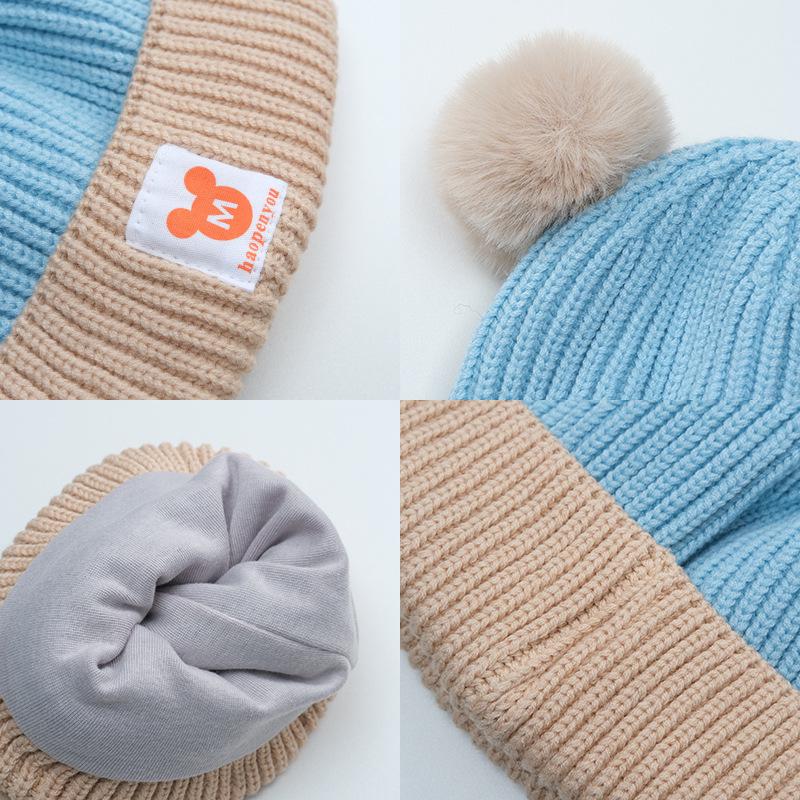 Newborn Autumn Winter Wool Knit Hat for Boys & Girls