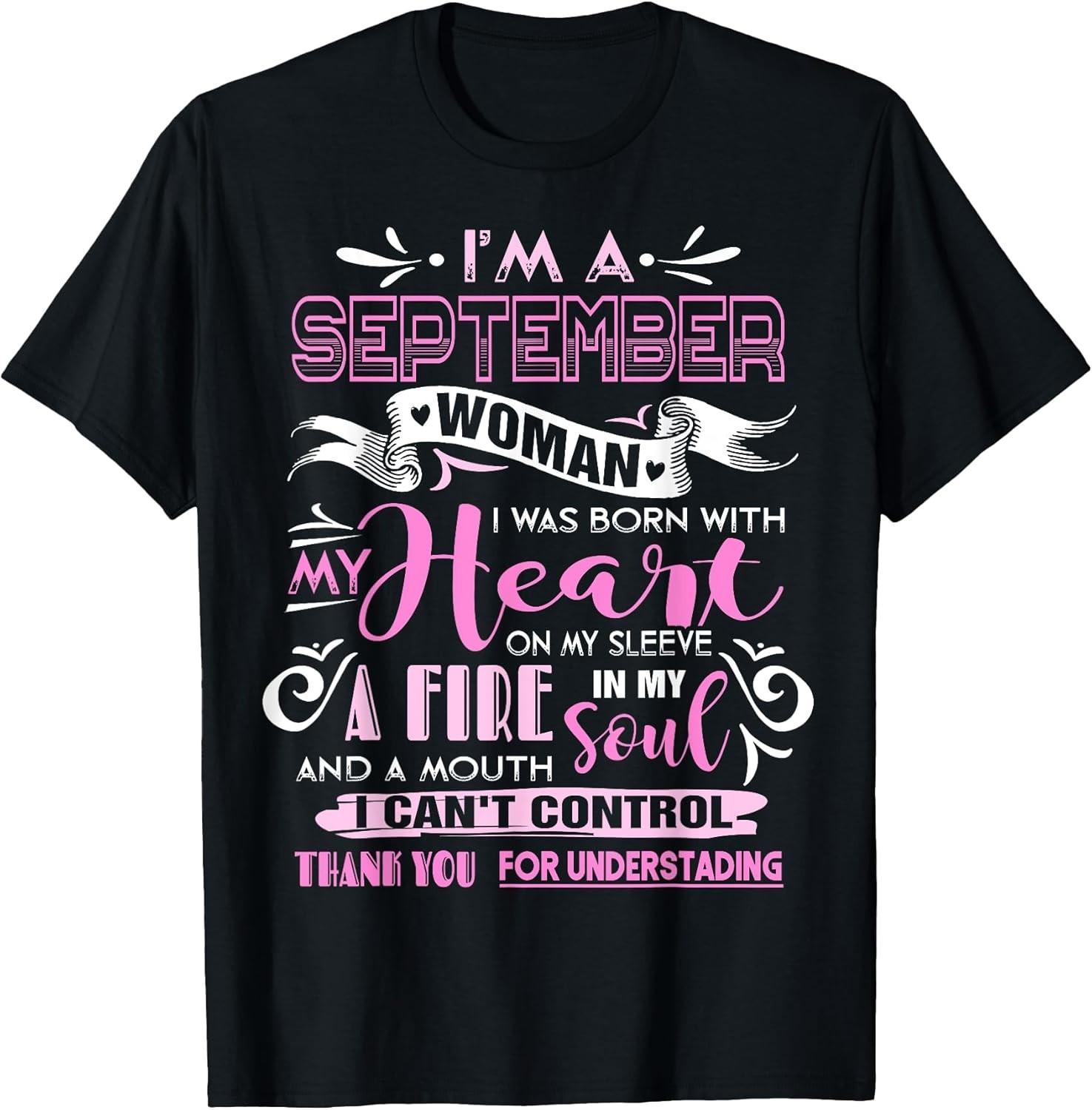 NEW LIMITED! I Am A September Birthday Gift Born In September Tee - MADE IN USA XL