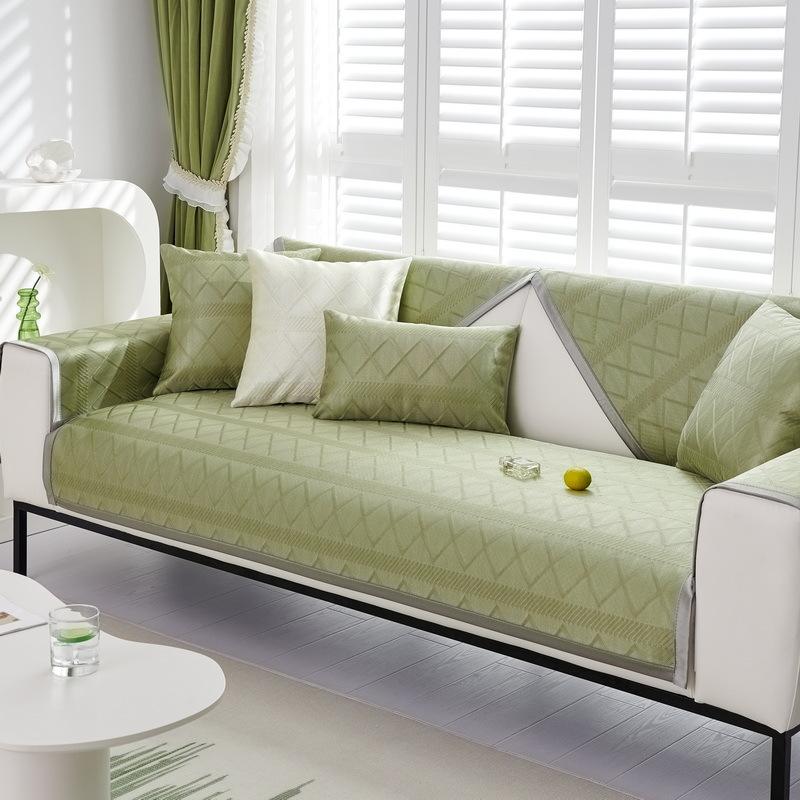 

Summer Ice Silk Sofa Cushion, Summer Non-Slip Simple Mat Seat Cushion Rattan Mat New Breathable And Washable 70*70cm