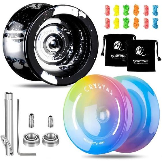 MAGICYOYO Dual Purpose Yoyo N11 - Responsive Yoyo for Kids 8-12 or Above & Unresponsive Yoyo for Advanced with Yoyo Glove + Bag + Unresponsive