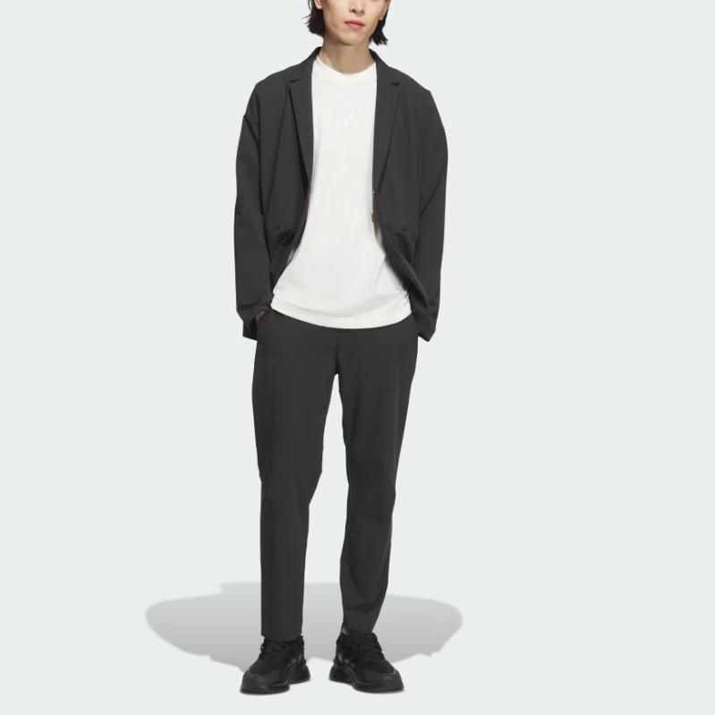 Adidas Climacool Wz Tan Wv Pnt 1 Wu Zong Series Quick-Drying Comfortable Stylish Tapered Casual Pants Men Pants Black JL9351