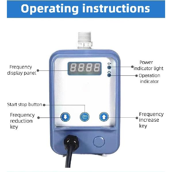 Electromagnetic Diaphragm Metering Pump Water Treatment Liquid Micro-acid Chemical Chlorine Metering Dosing Pump 1-20L/H