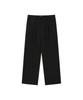 Honguseong Onetuck Wide Flat Trousers_Khaki