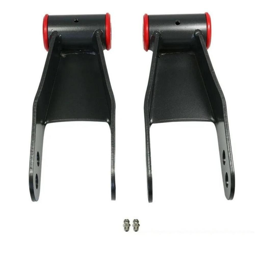 Rear Drop Lock Kit for Leaf Spring Shackle - Fits Chevrolet C1500/C2500, F-350 (Model 410520)