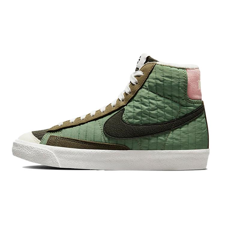 Nouvelles Nike Blazer Mid 77 Vert Pétrole GS DO5216-331