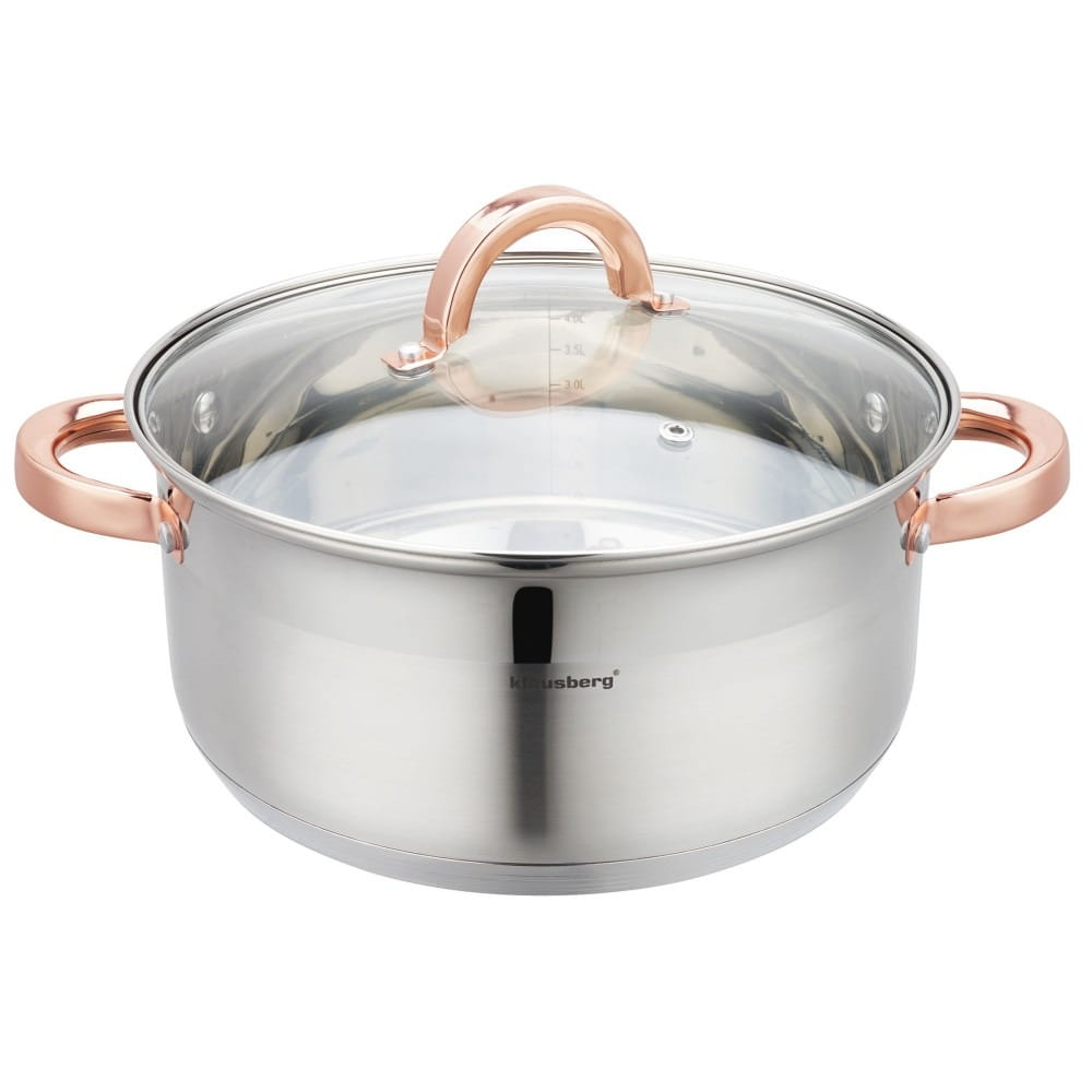 Zestaw garnków do gotowania na parze 24cm 5 ele.  Parowar KLAUSBERG KB-7736