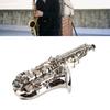 Soprano Saxophone BB Key Brass Sax Complete Set Kit with Accessories Portable Case