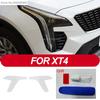 2 Pcs Car Headlight Protective Film Headlamp Transparent Black TPU Sticker For Cadillac CT6 XT4 XT5 XT6 XTS ATS Accessories