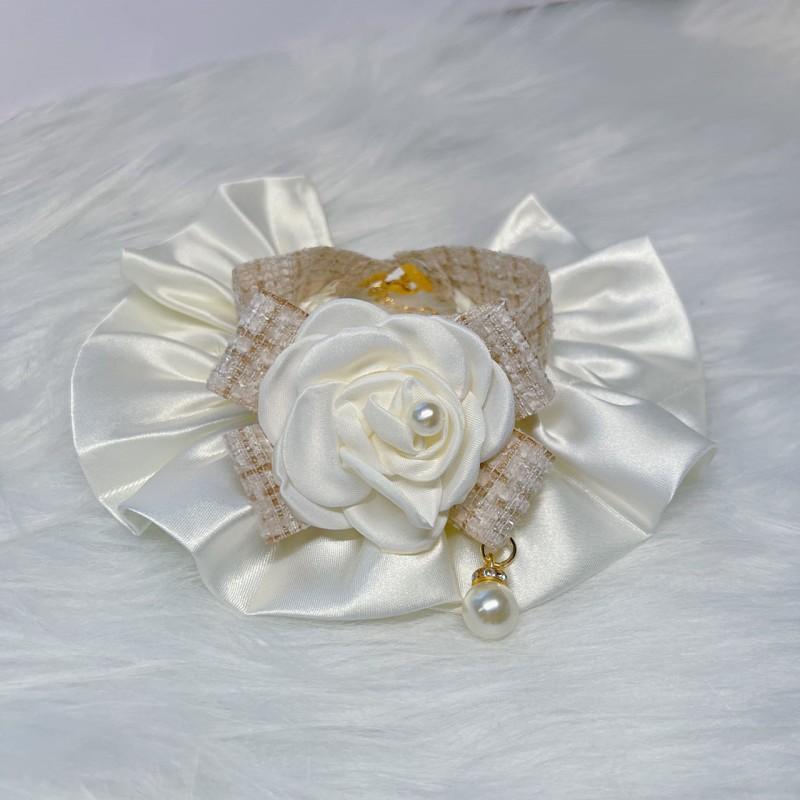 Muppet Saliva Towel, Lace Scarf, Cat Scarf, Fragrant Style, Cute Pet Collar, Ditai, Bi Xiong Necklace.