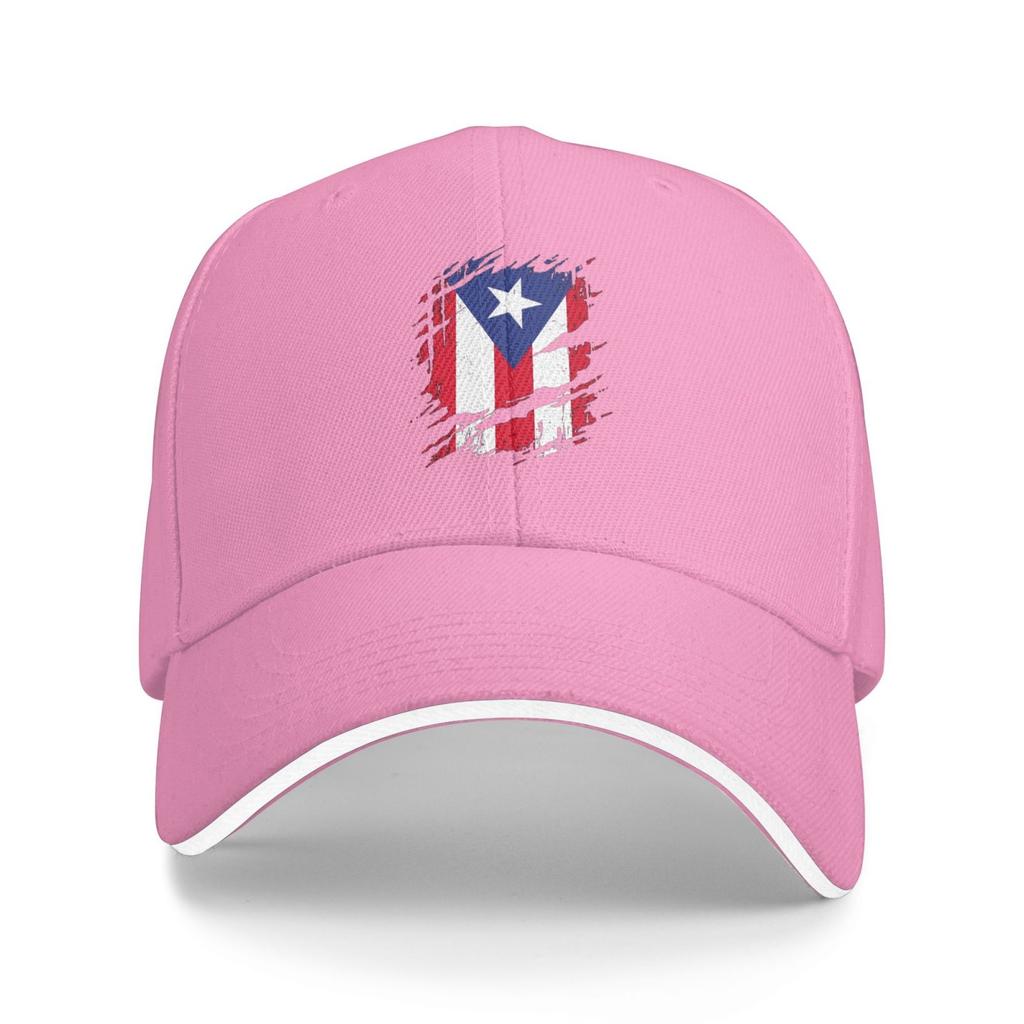 Puerto Rico Flag Print Cap Outdoor Baseball Caps Snapback Adjustable Cap Luxury Hat Polychromatic Winter Hat Men's Hats Women's