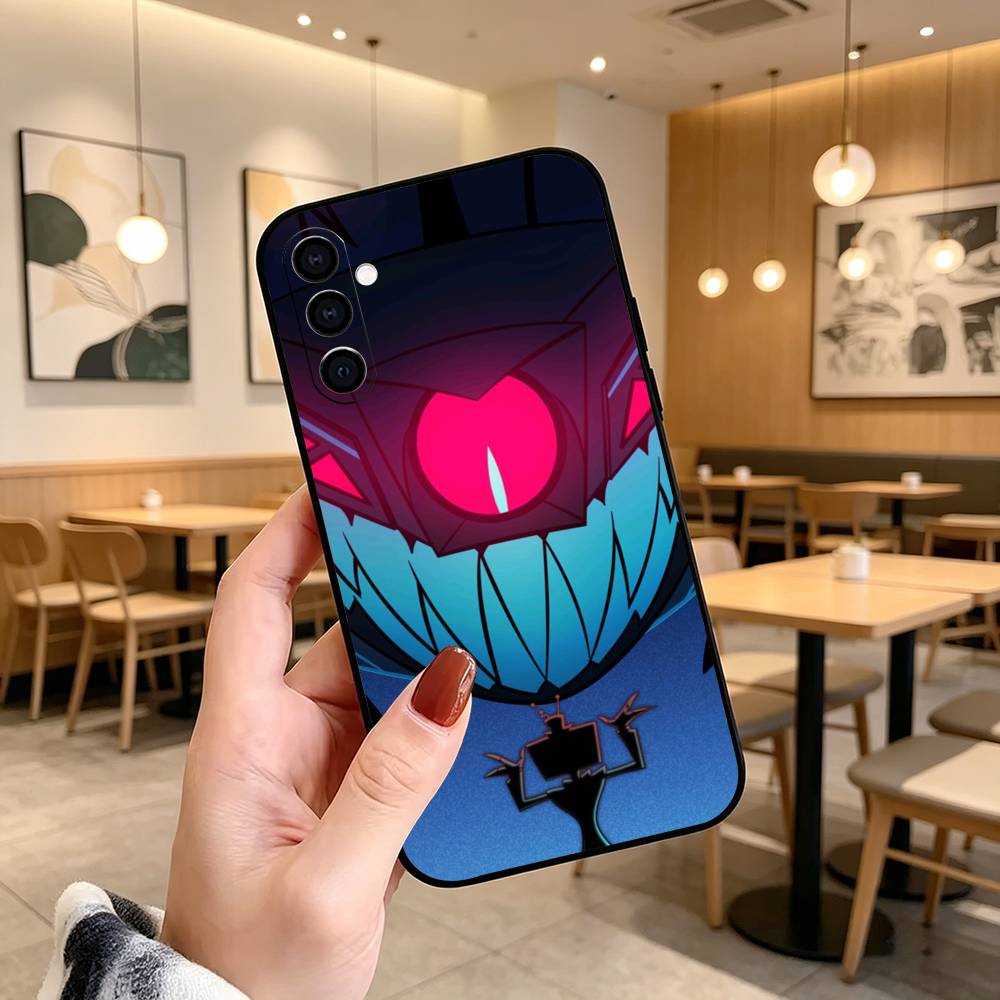 Alastor H-Hazbin H-Hotel  Phone Case For Samsung Galaxy A73,A72,A71,A70,A53,A52,A51,Soft Silicone Black Cover