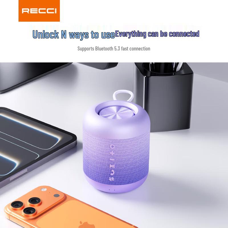 Recci RSK-W52 Portable Bluetooth Speaker CN plug (adapter included)