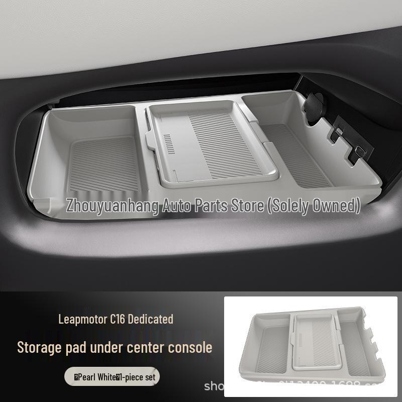Li Auto C16 Center Console Lower Storage & Glasses Organizer