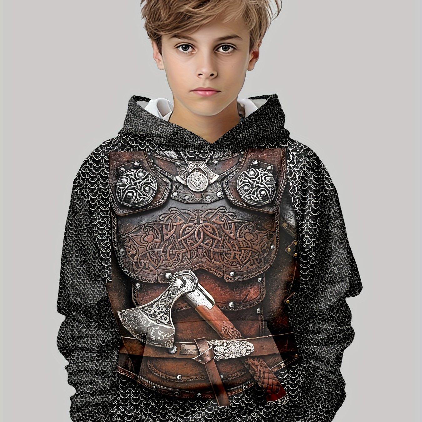 Детская одежда толстовки с капюшоном для мальчиков с длинным рукавом 3D-принт Happy Halloween детская одежда на весну и осень модный свитер одежда для девочек топ 140 1500₽