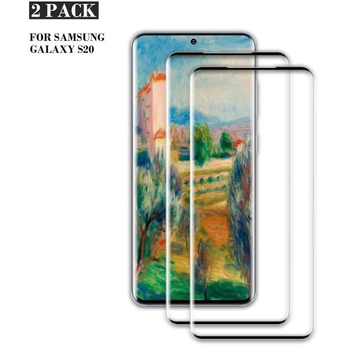 Film de protection - Samsung - Galaxy S20 - Verre trempé - Ultra résistant 9H - 2 Pack