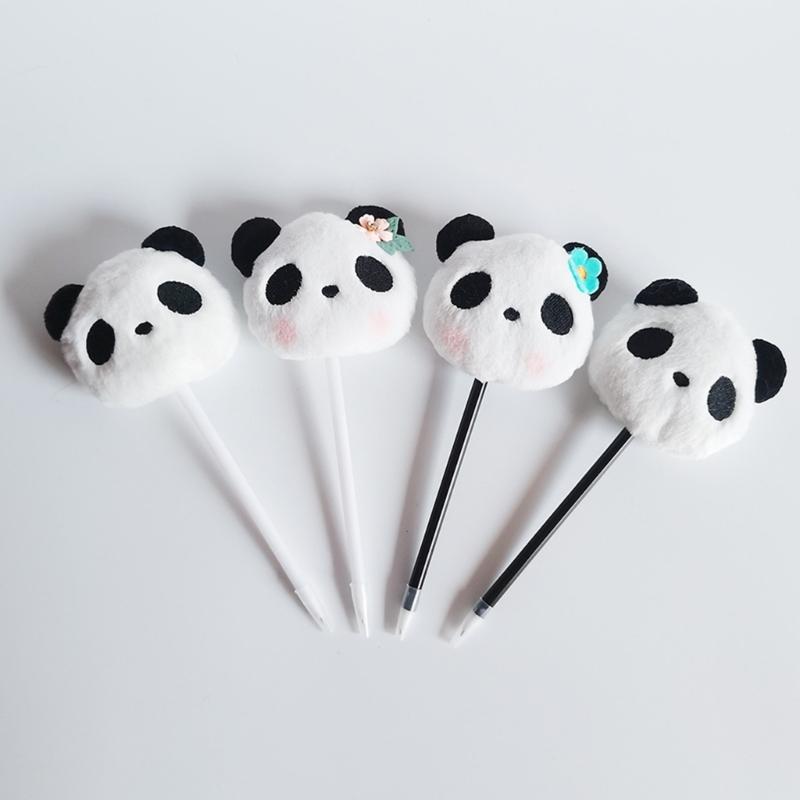 4Pcs Cartoon Panda Ballpoint Pen Funny Animal Writing Pen for Boy Girl Student Game Reward Christmas Stocking Fillers