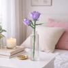 Fleur Décorative à Construire - Rose Mauve - 48 Pièces - Plastique ABS - DIY Relaxant