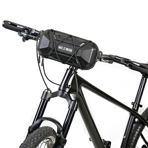 Wildman Bicycle Case/Holder Xt17 1L Handlebar Bag Black/Black