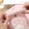 Plush Gloves For Women, Winter Warmth, Exposed Finger Flip Gloves, Outdoor Cycling Gloves, Thickened Cold Resistant Gloves