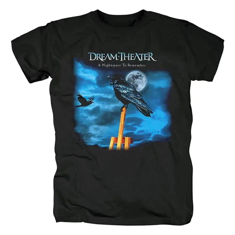 2025 Dream Theater Herre T-skjorte Bomull Kort Ermet Hip Hop Vintage Edguy Band T-skjorte Dame Høy Kvalitet Y2k Topper Streetwear