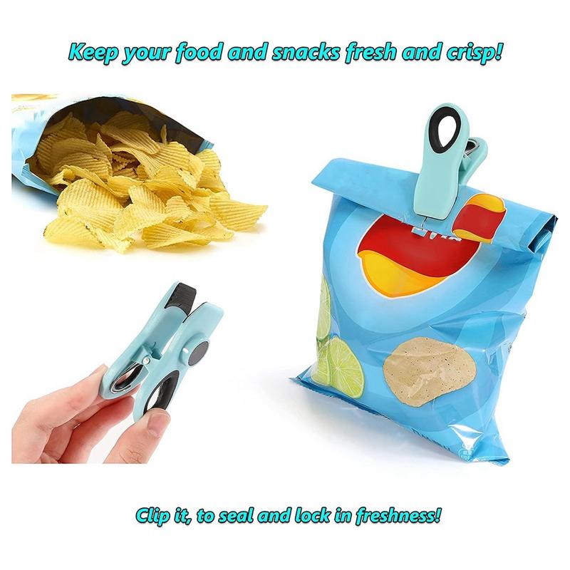 2025 Trend Bag Clips With Magnets - Food Clips, Chip Clips, Sealing Clips, Food Storage Bag Clips, Snack Bags And Food Bags