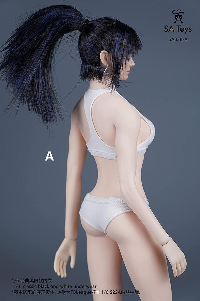 SA Toys SA038A Classic Bra and Panties for Scale Action Figures and Shoes Not [TOYBARJAPAN] 1/6 (Body, Head, Included)