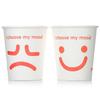 Yekee Disposable Paper Cups, Thickened Leak-Proof Water Cups, Coffee Mugs (230g Paper), 400 Pieces, 250ml, JD-7109