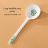 Hand-Painted Ceramic Long Handle Soup Spoons (6-Pack)