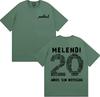 Rapper Melendi 20 Anos Sin Noticias Merch Tee Shirt Unisex Women Fashion Retro Short Sleeve T Shirt Cotton Casual Oversized Tshirt