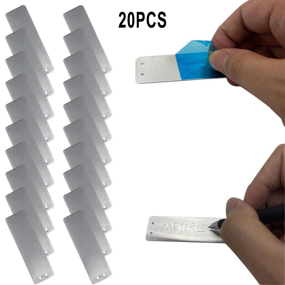 Bitki Etiketleri 82*25*0.5MM Alüminyum Su Geçirmez Su Geçirmez