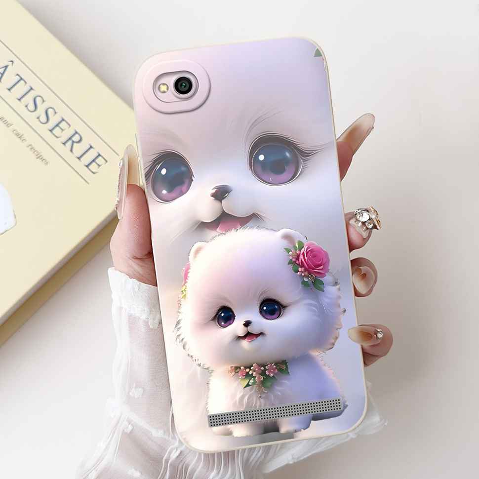 For Xiaomi Redmi 5A MCG3B Case Colorful Flowers Soft Silicone Cover For Redmi 5A redmi 5a MCG3B 5.0" Cute Rabbit Bumper Shell