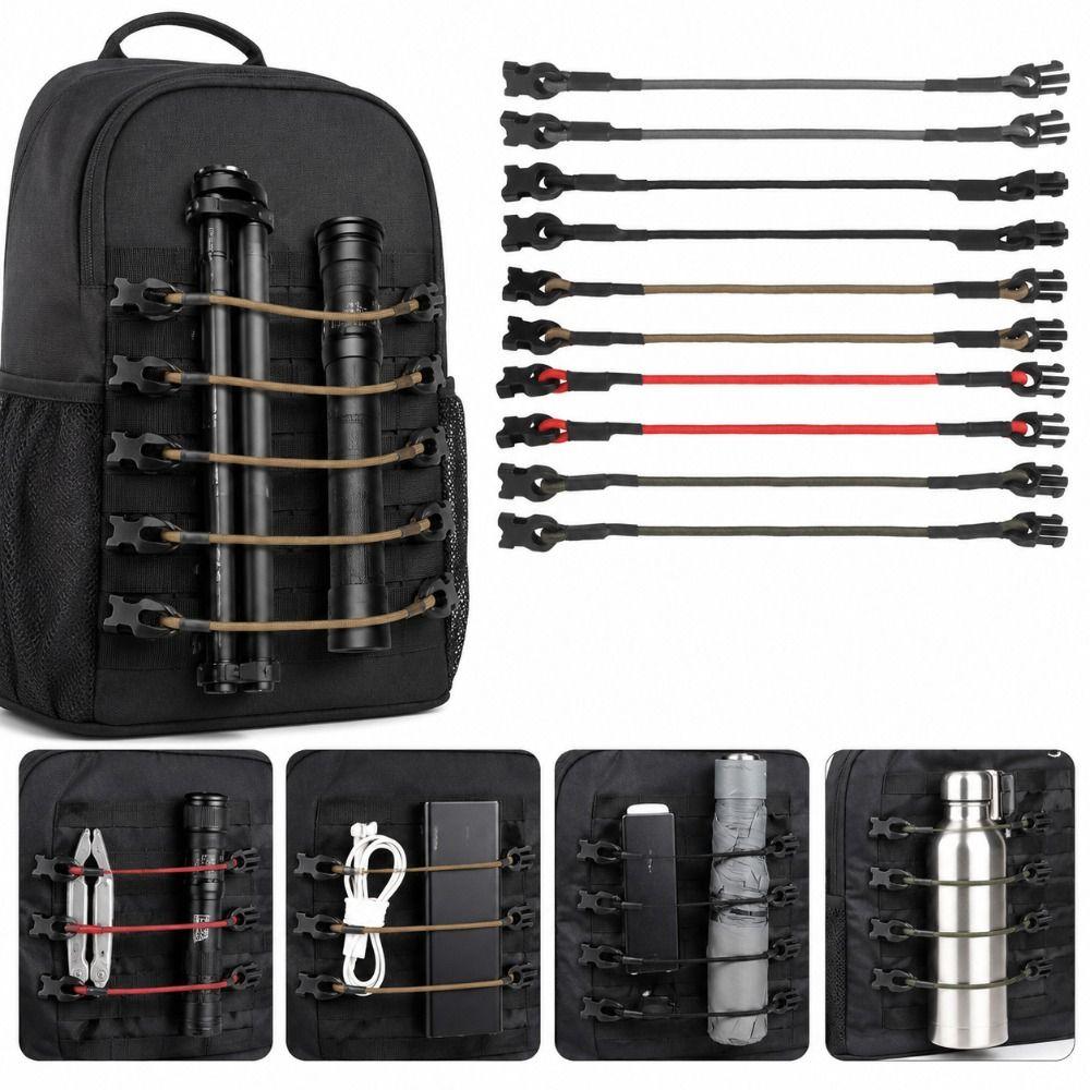 3Pcs/set with Quick-release Buckle Multipurpose Fixing Strap Outdoor Gear Organizing Rope Outdoor