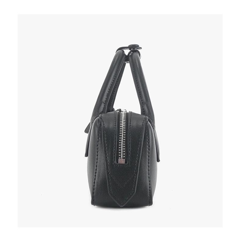 Europäischer & Amerikanischer Stil Echtes Leder Damen Crossbody Baguette Tasche - Modisches Erstschicht-Rindsleder für Pendeln & Streetstyle