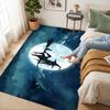 Moon Witch Living Room Nonslip Area Rug Soft Carpet For Bedroom Game Playroom Sofa Office Home Decor Doormat Christmas Gift C929456