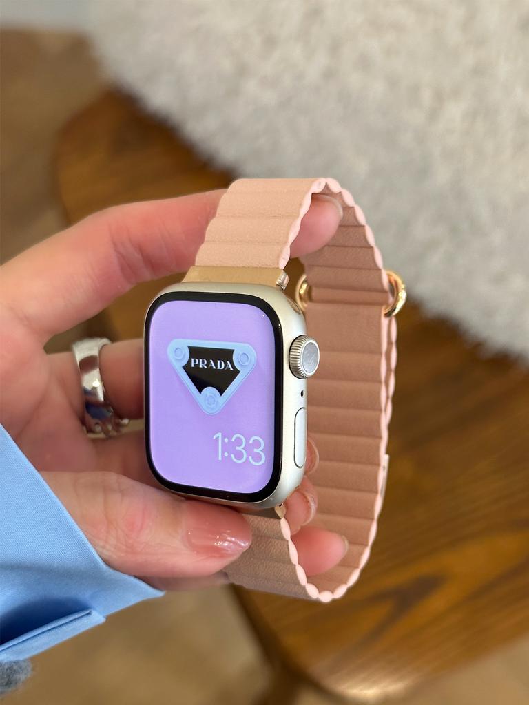 Magnetic Leather Band For Apple Watch 44 45 49mm 40 41mm 42 38mm 46mmMetal Stainless Steel Strap For iwatch 8 7 SE 6 5 4 3 2 S10