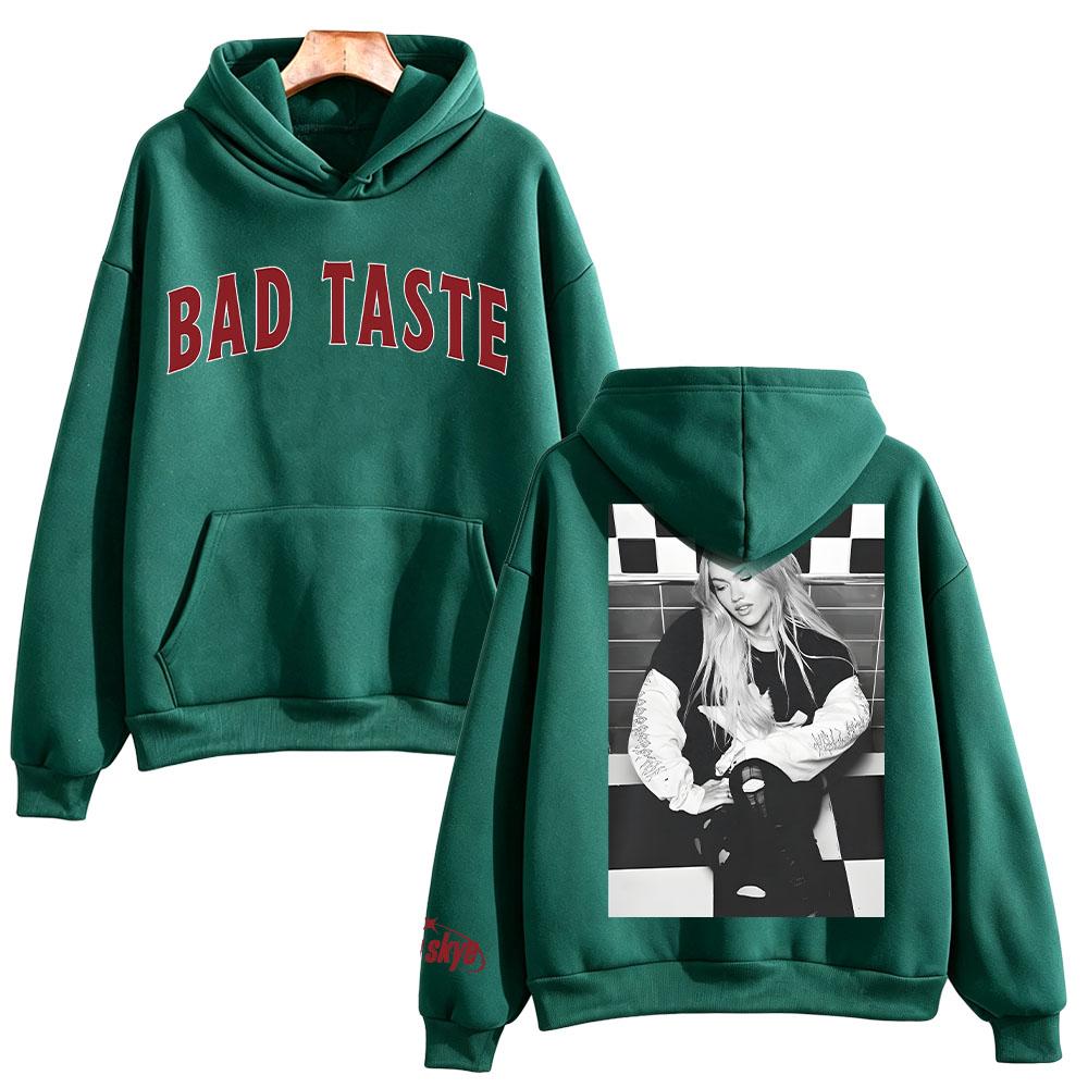 Freya Skye Bad Taste Photo Hoodie Unisex Vintage Graphic Print Long Sleeve Clothes Casual Streetwear Fan Gift Tops Sweatshirts
