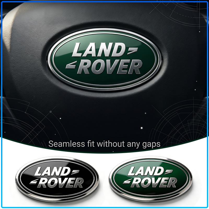 1 Pezzo ABS Coprivolante Auto Stemmino Centrale Emblema Adesivo Per Land Rover Freelander 2 L2 L319 L462 LF Range Sport Evoque L322 Discovery 2 3 4 5
