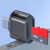 High Performances USB3.0 Type C TFs MicroSDs Memory Card Adapter for Fast Data Transfer and Storage