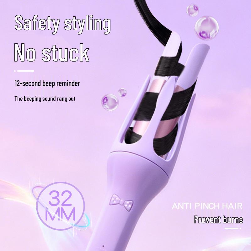 32mm Automatic Curling Iron with Negative Ion Technology for Big Waves and Hair Care