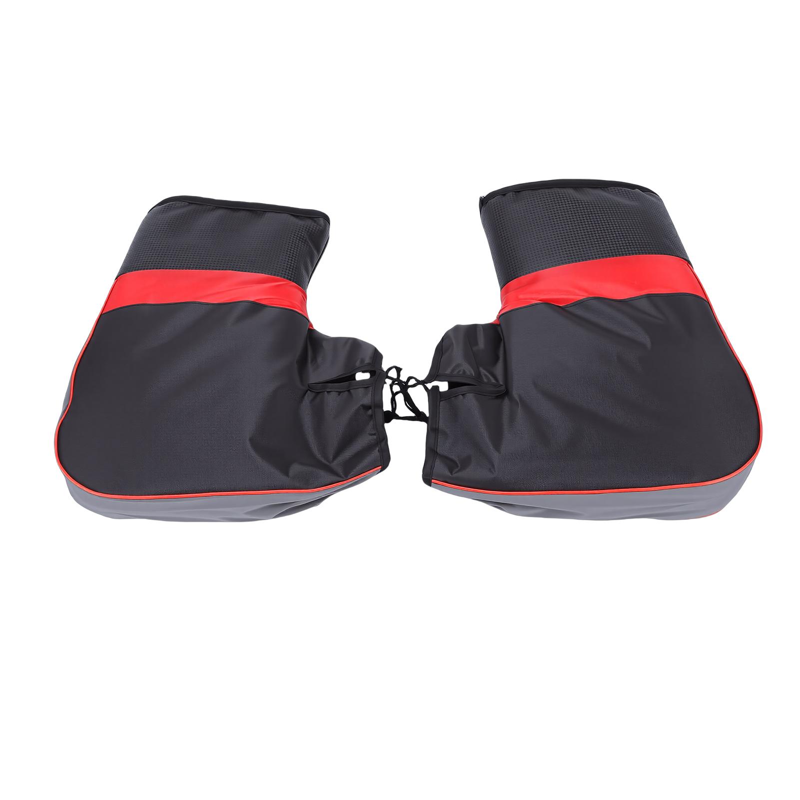 

Motorcycle Handlebar Gloves Waterproofing Double Layers Motorbike Hand Warmer Covers for Cycling Random Color Inner чёрный