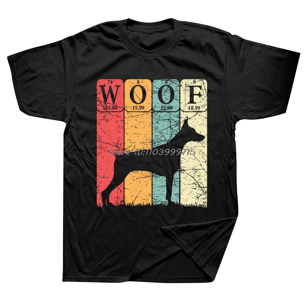 Funny Doberman Dog Periodic Table Dog Lover T-Shirt Summer Graphic Cotton Tshirt Short Sleeve Birthday Gifts T Shirt Tops Tees S разноцветный