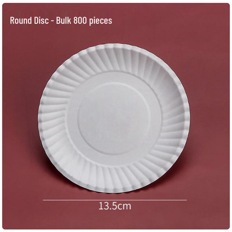 Saint Belay 800-Pack Disposable Round Paper Plates