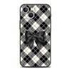 Phone Case Cover for iPhone 17 16 15 14 13 12 Pro Max 11 Pro Max 17AIR Plus Shockproof Soft TPU Black Bowknot Faux Pearl Painted