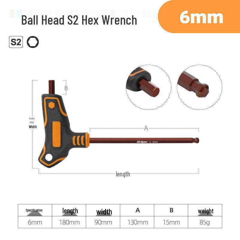 Torx Hex Key Set: L-Shaped Six-Point Wrenches