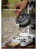 Portable Outdoor Coffee & Tea Kettle Set - 1.2L & 1.8L Camping Cookware with Pots and Pans