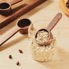 Coffee Measuring Scoop Walnut Wooden Coffee Spoon Kitchen Measuring Tablespoon Sugar Spice Powder Spoon Coffee Accessories Tools
