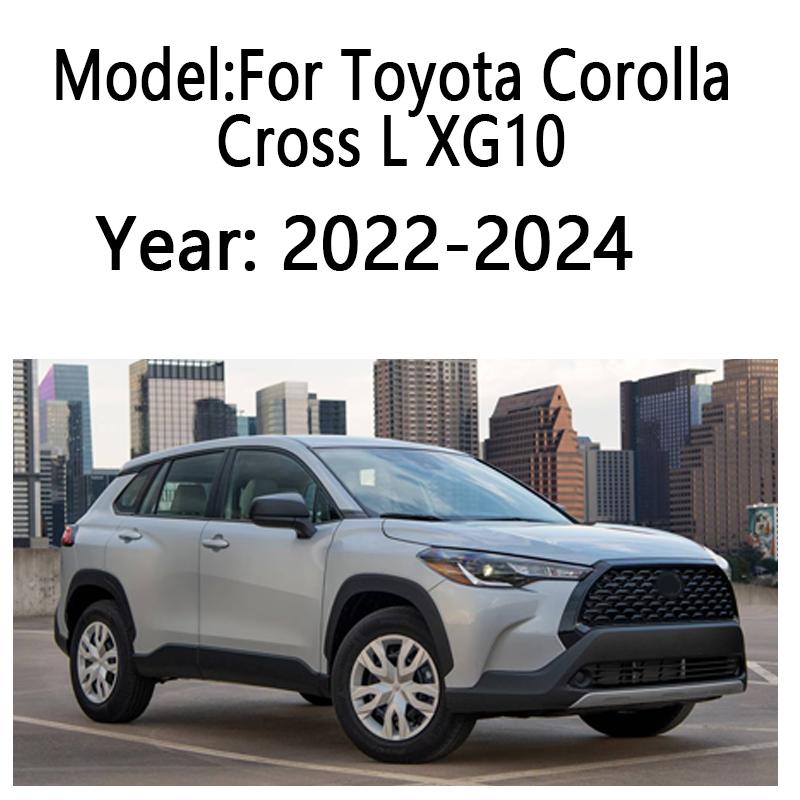 For Toyota Corolla Cross L XG10 2022-2024 Window Door Visor Vent Awning Sun Rain Wind Guard Cover Deflector Car Accessories