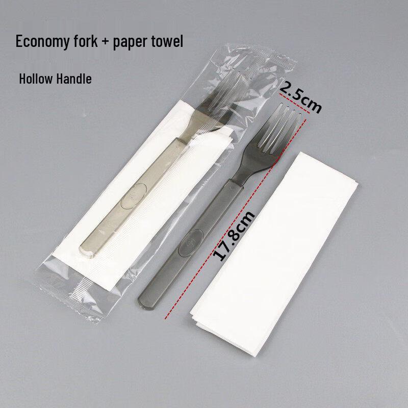 

Disposable Plastic Forks with Napkins - 1000 Count