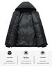 Men's Plus Size M-8XL Winter Cotton Hooded Puffer Jacket - Thick, Loose Fit for Couples